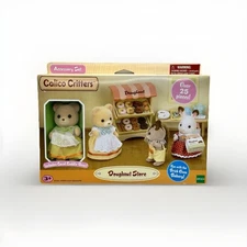 Sylvanian Families Calico Critters Doughnut Store Set Carol Cuddle Bear CC1725