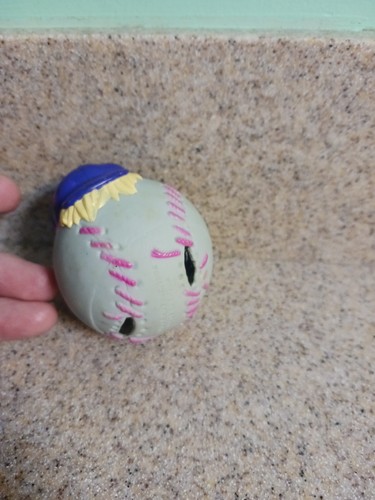 Vintage Misfits Pizza Hut Baseball Sport Sammlerstück Spielzeug 1994 Mad Balls KO - Bild 2 von 3