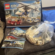 LEGO CITY 60138 Rasante Verfolgungsjagd POLIZEI vollständig gebraucht OVP AB