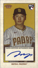 2024 Topps 206 Autographs #55 Yuki Matsui Auto