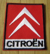 Aufnäher / Aufbügler/ Patch: Citroen- Logo - rot / weiss - Kult