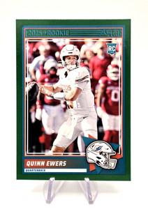 2025 Panini Score (RC) Quinn Ewers Green Parallel #75 Miami Dolphins