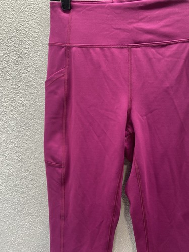 Lululemon Womens Invigorate High Rise Leggings 25" Size 8 Magenta - Picture 3 of 11