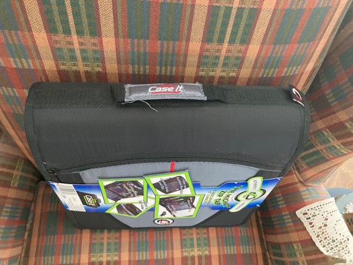 Caseit Case It 3 ring binder 3” Capacity with folders Shoulder strap MORE NEW - Picture 4 of 8