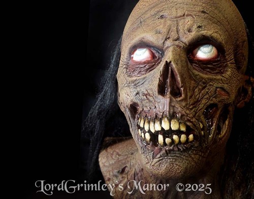 NUEVO Deluxe Crypt Zombie - Jordu Schell Látex Halloween Látex Horror Máscara - Imagen 3 de 4