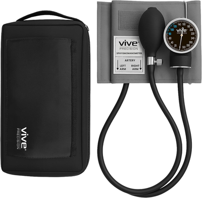 #ad Vive Precision Aneroid Sphygmomanometer Manual Blood Pressure Cuff with Case $34.99