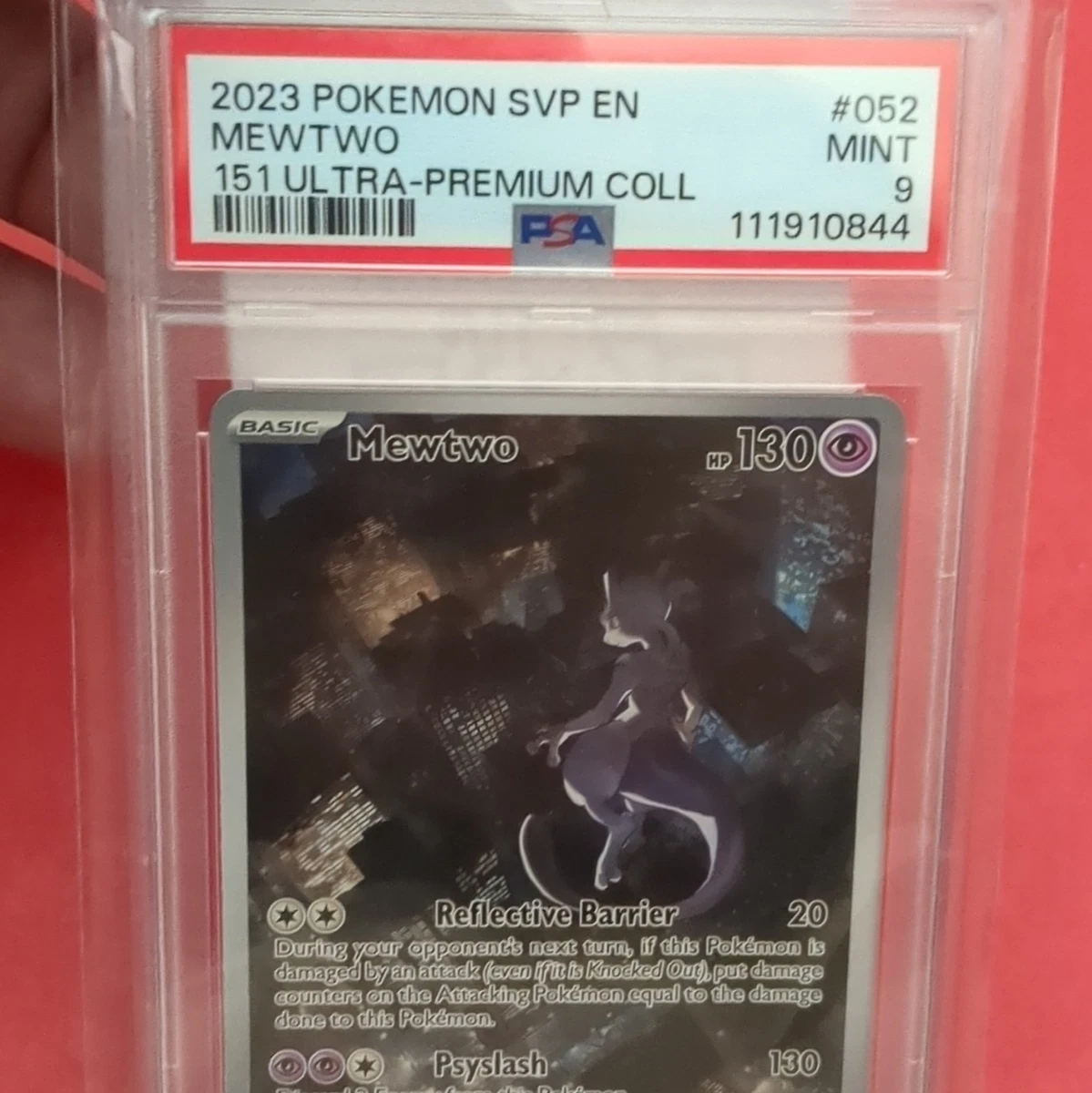 Mewtwo Pokémon TCG Professional Sports Authenticator (PSA) Grade 9
