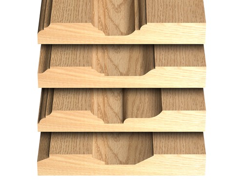 1-1/2" Bevel Faux Panel CNC Cabinet Door Raised Panel Router Bit - 1/2" Shank - - 第 3/3 張圖片
