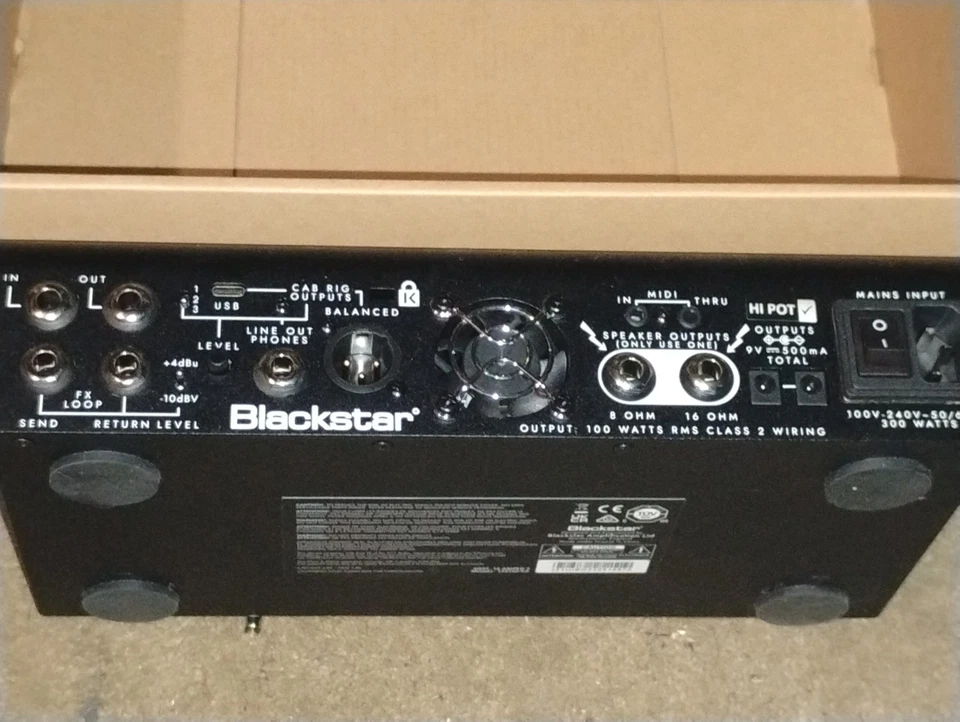 Cabezal amplificador pedal amplificador multicanal Blackstar AMPED 3 100W Foto 3 de 4