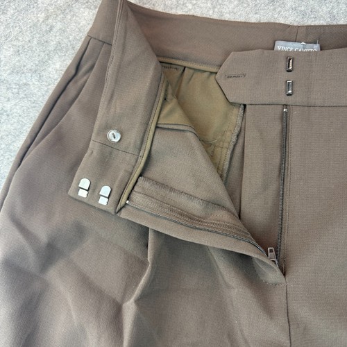 Vince Camuto Anzughose Bundfaltenhose Hose 12 schokobraun French Roast - Bild 3 von 4