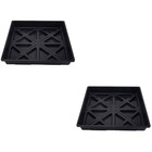 2 Pieces Flat Planter Tray Pot Trays for Plants Planting Growing