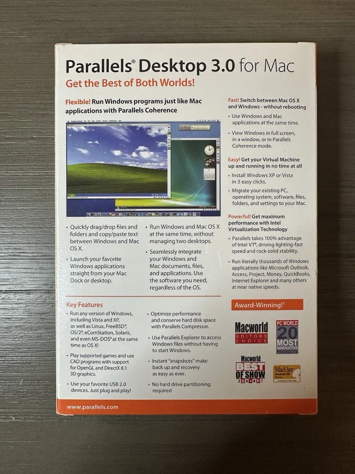 Parallels Desktop for Mac: Run Windows on Your Mac OS X, BRAND NEW SEALED - Image 2 of 4