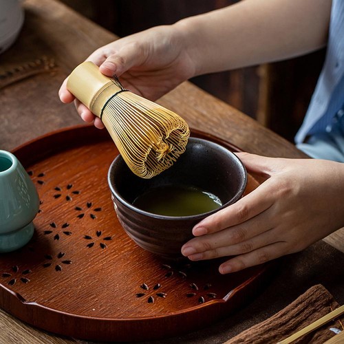 Batidor Matcha de bambú 100 cordeles K7E0 - Imagen 3 de 20