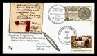 DR WHO 1983 FDC JOINT ISSUE FRANCE PARIS TREATY HAM HAND PAINTED CACHET R67682