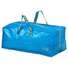 IKEA FRAKTA ZipStorage bag for cart, blue, 28 ¾x13 ¾x11 ¾ " 20 gal 55lb loading
