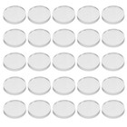 25 Pcs Glass Table Anti-slip Protector Bumpers with Stem Cushion