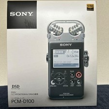 SONY PCM-D100 Linear PCM Recorder High Resolution Handy Portable Neu Unbenutzt