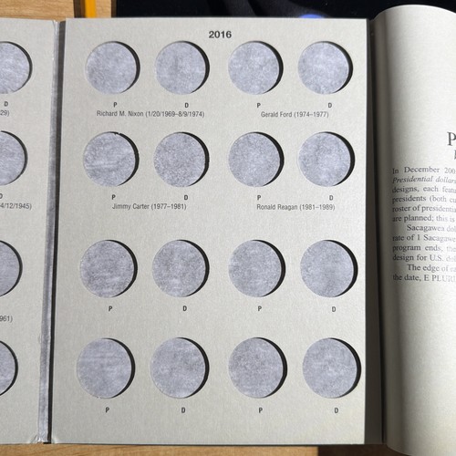 2012-2016 Presidential Dollar Coin Folder H E HARRIS 2278  Vol. Il P&D 2012-2016 - Picture 4 of 6