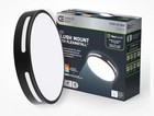 Commercial Electric Flexinstall 10 in. Cut Out Integrated LED Flush Mount Light