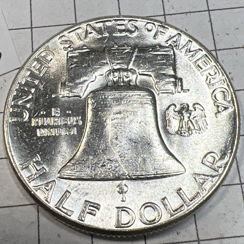 Medio dólar Benjamin Franklin 1963. Gran forma. - Imagen 4 de 7