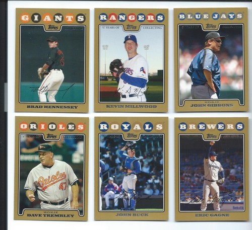 2008 Topps baseball gold parallel #d to 2008.  You pick the card(s) - Picture 51 of 62