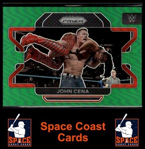 2022 Panini Prizm WWE #45 John Cena Green