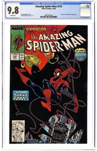 Amazing Spider-Man #310D CGC 9.8 1988 4681552023