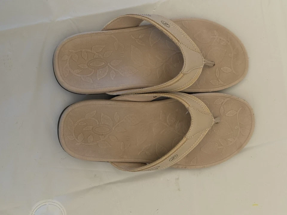 Sandalias Dr. Scholl's Chanclas Advanced Comfort Series Taupe Talla US10 Foto 2 de 4