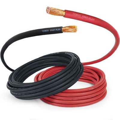 TEMCo 1/0 Gauge AWG Welding Cable Car Battery Flexible Copper Wire MADE IN USA
