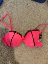 MaMia Hot Pink Bra NWT 36B