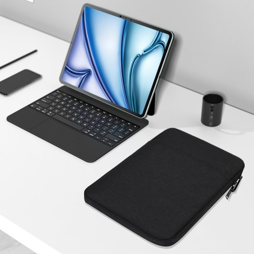 10 Zoll Tablet Hülle Case für 11 Zoll iPad Pro M4, iPad Air M2 9-11 Zoll, Schwarz  - Bild 6 von 7