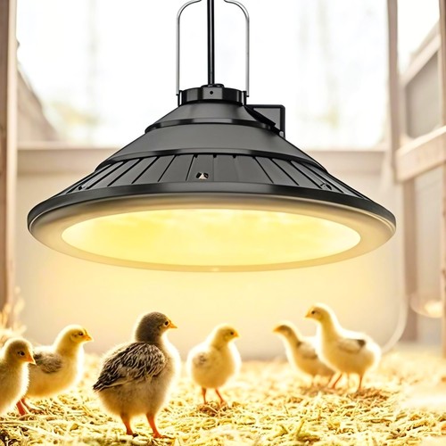 Solar Chicken Coop Light with Timer | 3000K Warm LED, IP66 Waterproof & 16.4f... - Picture 4 of 7