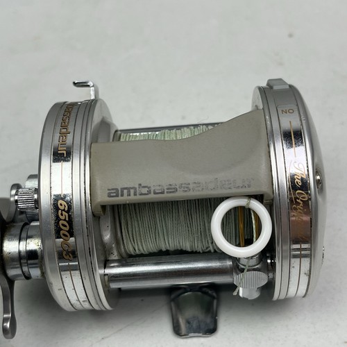 Abu Garcia Ambassadeur 6500 C3 Bait Casting Fishing Reel Silver - Picture 7 of 8
