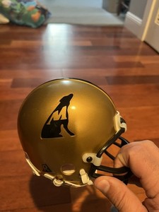 Memphis Hound Dogs Riddell Prototype Mini Helmet Expansion NFL Elvis Presley