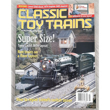 Classic Toy Trains Magazine Billboard Frames Super Size MTH Layout July 2000