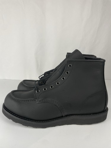 Red Wing 8074 Classic Moc Boots Black Harness Leather Mens Size 11 D Seconds - Bild 2 von 15