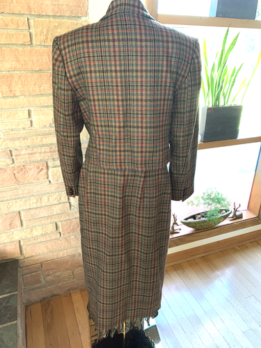 Vintage JH Collectibles Wollrock Anzug 2-teilig Jacke Blazer USA Gr. 14 Tartan kariert - Bild 5 von 12