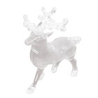  Christmas Decorations Small Reindeer Figurines Clear Elk Ornament