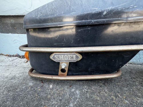 Vintage Shoei Saddlebags Classic Motorcycle Hard Bags - Picture 5 of 15