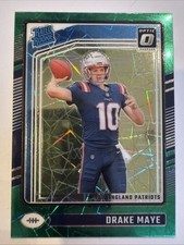 Drake Maye - 2024 Panini Donruss Optic - Rated Rookie Green Velocity #229(RC)