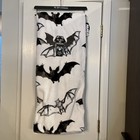 Mr. Bat's Boo Emporium Oversized Soft  Throw with Black Bats 60x70 Halloween