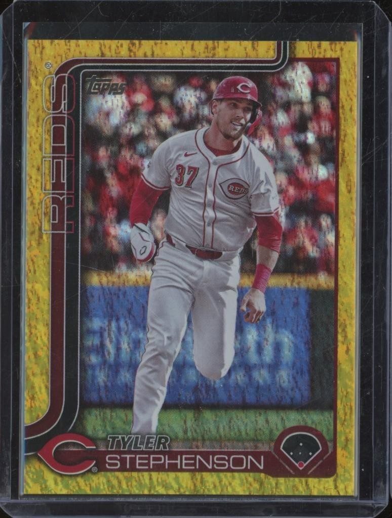 2025 Topps Series One TYLER STEPHENSON #31 Gold Foil Parallel /50 Reds JMG2