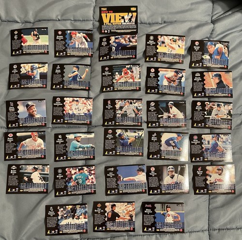 COMPLETE SET of (29) 1996 Denny's Pinnacle Hologram Baseball Cards Ripken Boggs - Picture 2 of 9