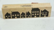 2010 Hero Arts Rubber Stamp Row Of Houses H5328