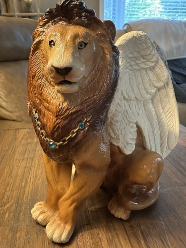 Windstone Editions Winged Lion by Melody Peña 1989 Jeweled Fantasy Figurine USA - Bild 2 von 16
