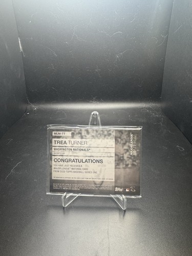 2020 Topps - Major League Material #MLM-TT Trea Turner (MEM) - Bild 2 von 2
