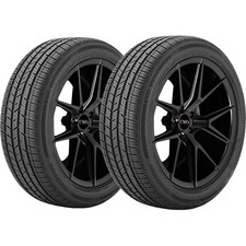 (QTY 2) 225/65R17 Bridgestone Driveguard Plus Run Flat 102H SL Black Wall Tires