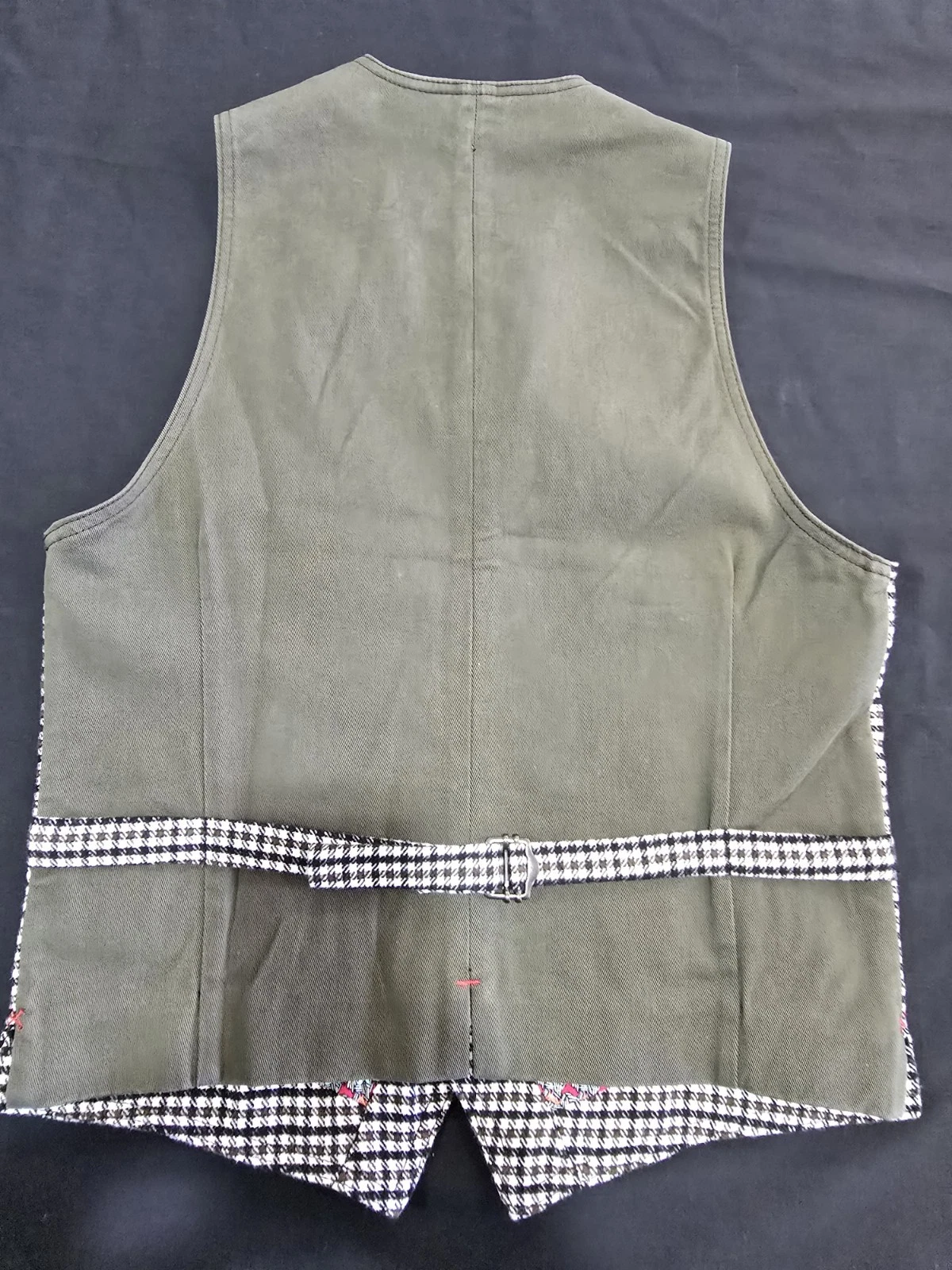Garry's Earth Vest Handcrafted Made In Italy Size M Cod.31 - product detail image 12