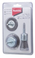 D-66070 Makita Drahtbürstenset für Stahl Farbe Rost Beschichtung 3 Stücke ~D~ - Bild 1 von 1