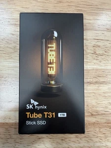 SK Hynix TUBE T31 Bâton portable SSD 1TB USB3.2 Gen2 1,000MB/s DRAM Cache Nouveau